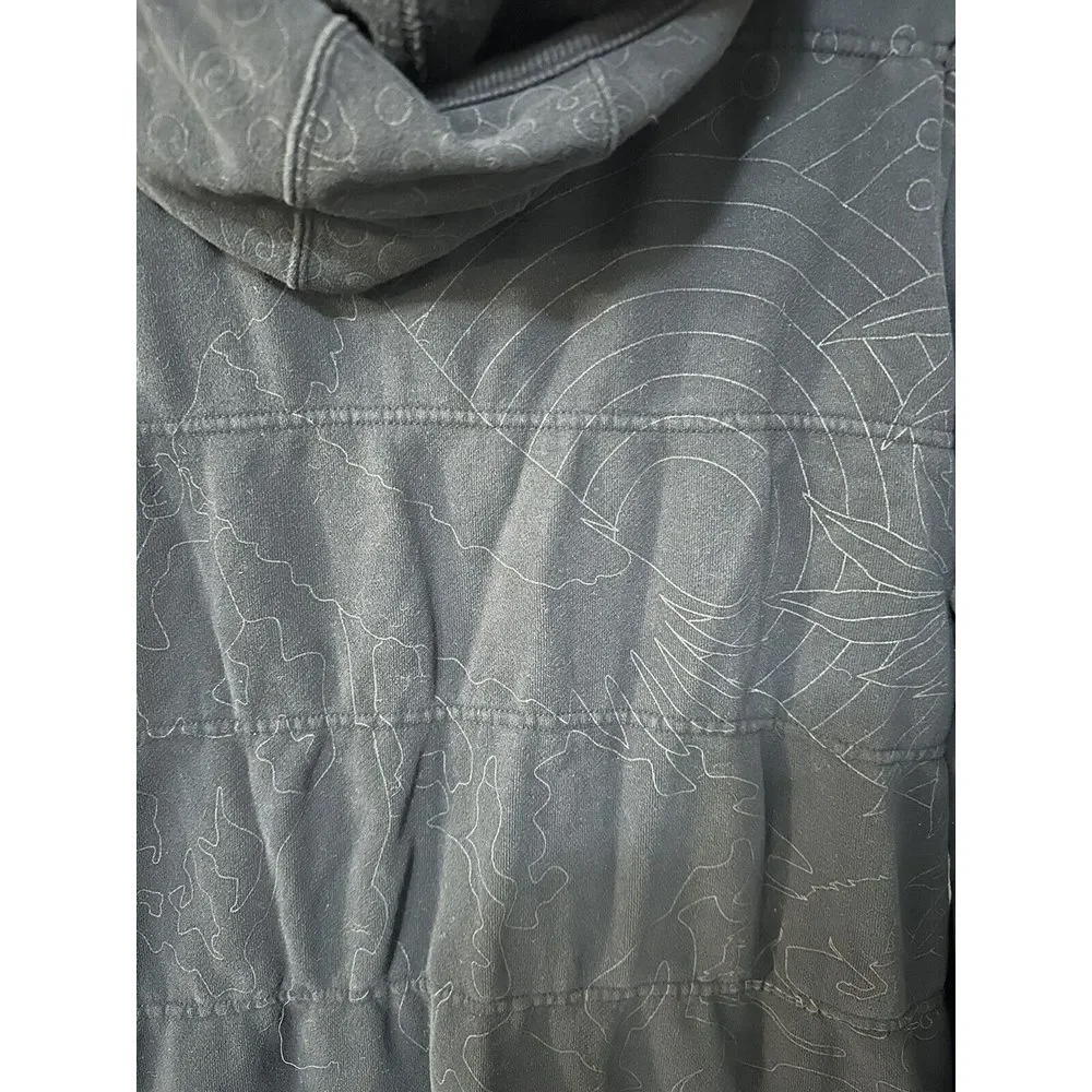 Boys Nike ACG Zip Up Hoodie Black Size‎ XL 16-18 Palm Tree Print
